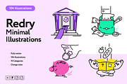 Redry Illustration Collection, a Finance Illustration by Welovegraphics (Thumbnail 1 of 8)