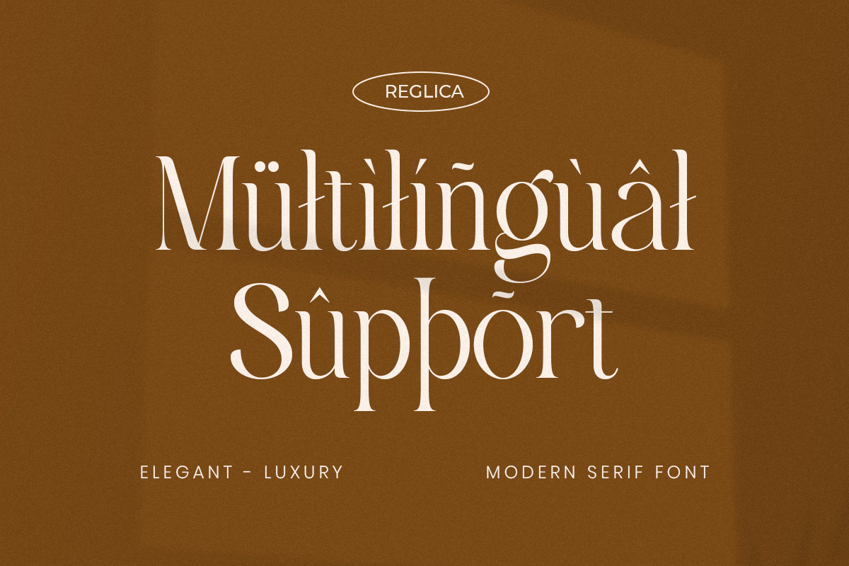 Reglica - Modern Elegant Luxury, a Serif Font by Qweera Studio (Photo 10 of 12)