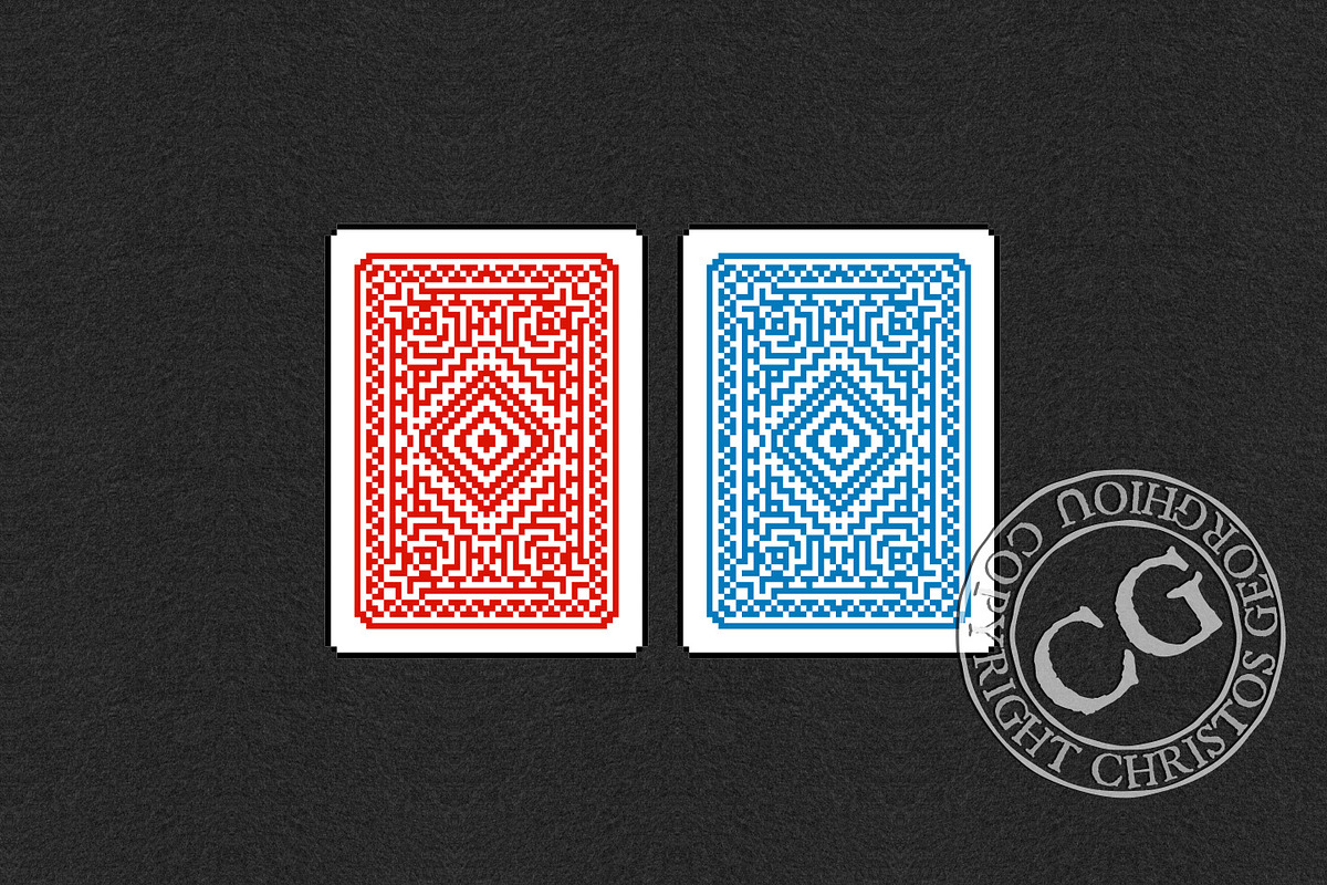 Pixel Art Novelty Playing Card Deck, an Object Graphic by Christos Georghiou (Photo 6 of 10)