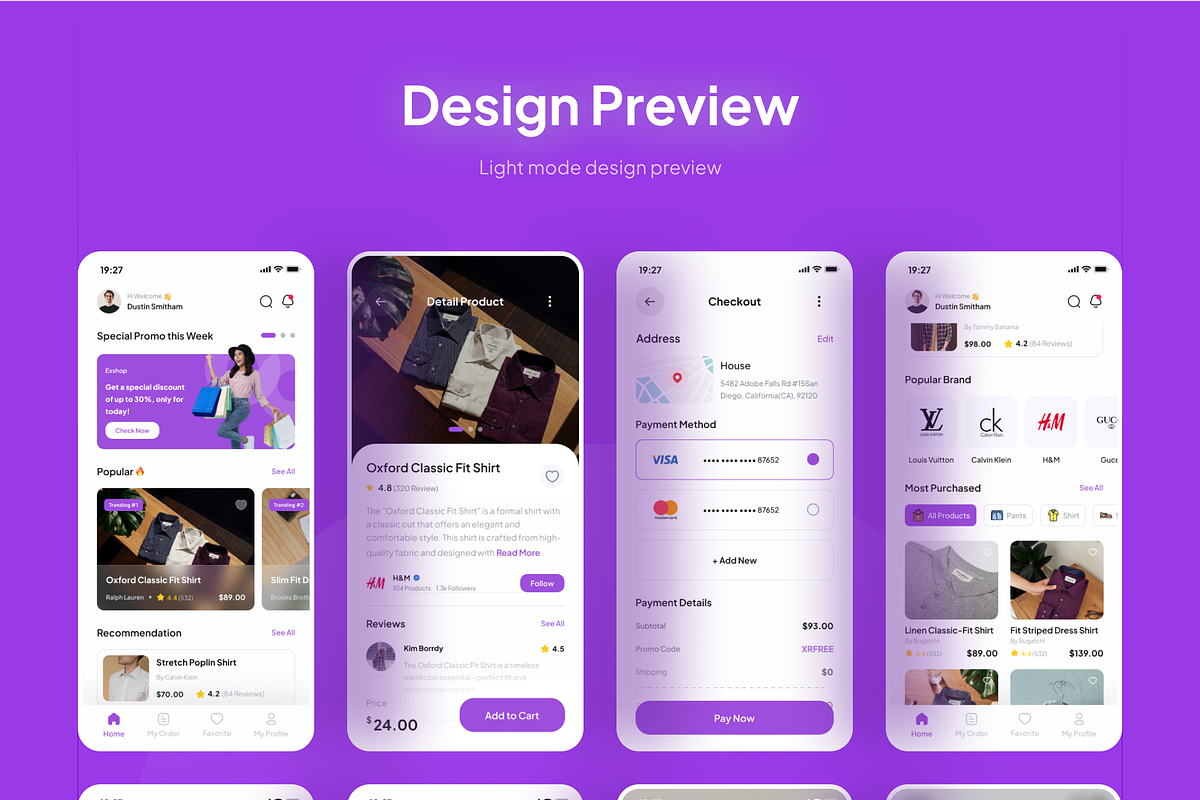 Exshop UI Kit, an UI Kit Template by Kawalan Studio (Photo 5 of 6)