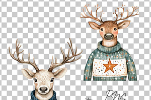 Christmas Reindeer Clipart