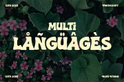 Melted Groovy Playful Display, a Sans Serif Font by Portocraft (Thumbnail 8 of 12)