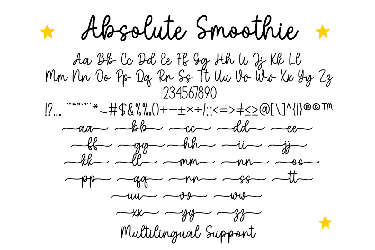 Absolute Smoothie Duo, a Handwritten Font by DN Creative (Photo 8 of 10)