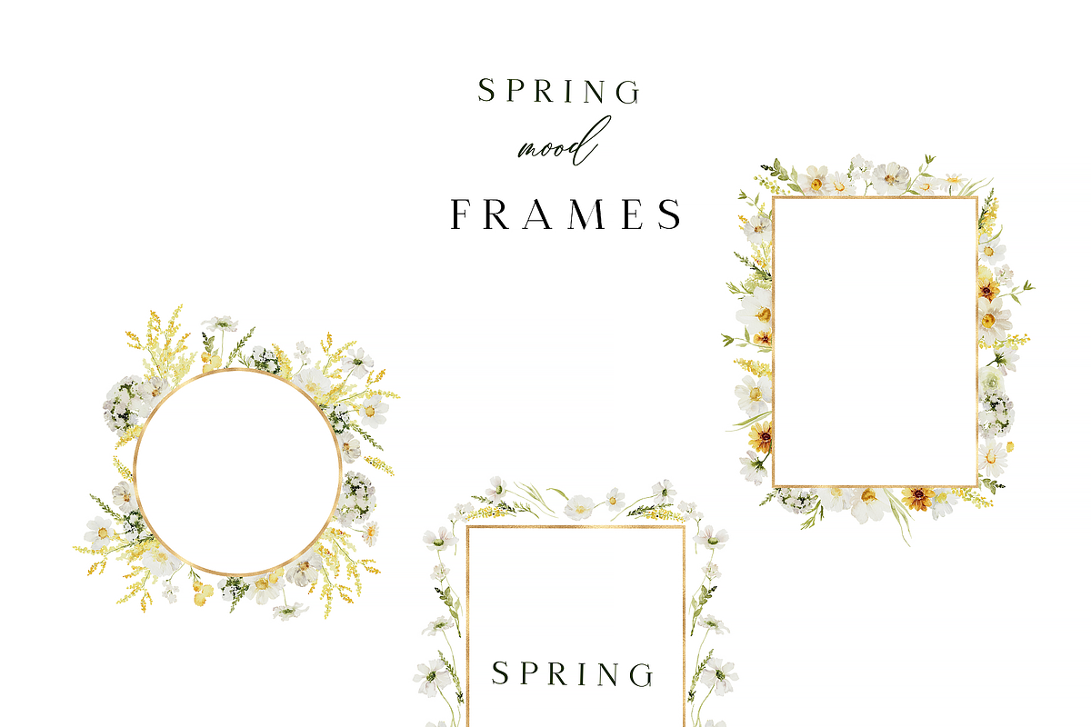 Spring mood - watercolor collection, a Seasonal Illustration by Youksy (Photo 6 of 11)