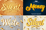 30 Golden 3d Text Effect Bundle PSD, a Layer Style Add-On by bdrobin (Thumbnail 2 of 8)