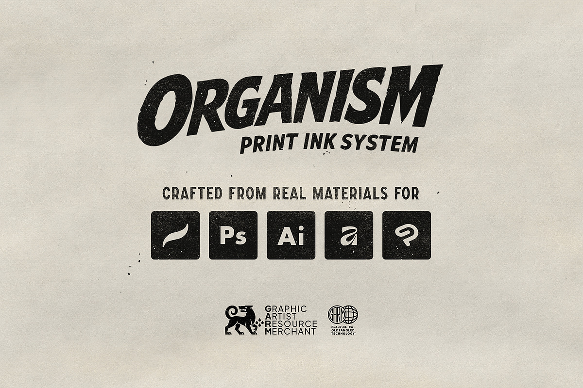 Organism - Ink System (Illustrator), a Brush Add-On by G.A.R.M. Company (Photo 11 of 11)