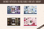 Bookstagram Coquette Template, a Social Media Template by PixelBloomClub (Thumbnail 8 of 8)