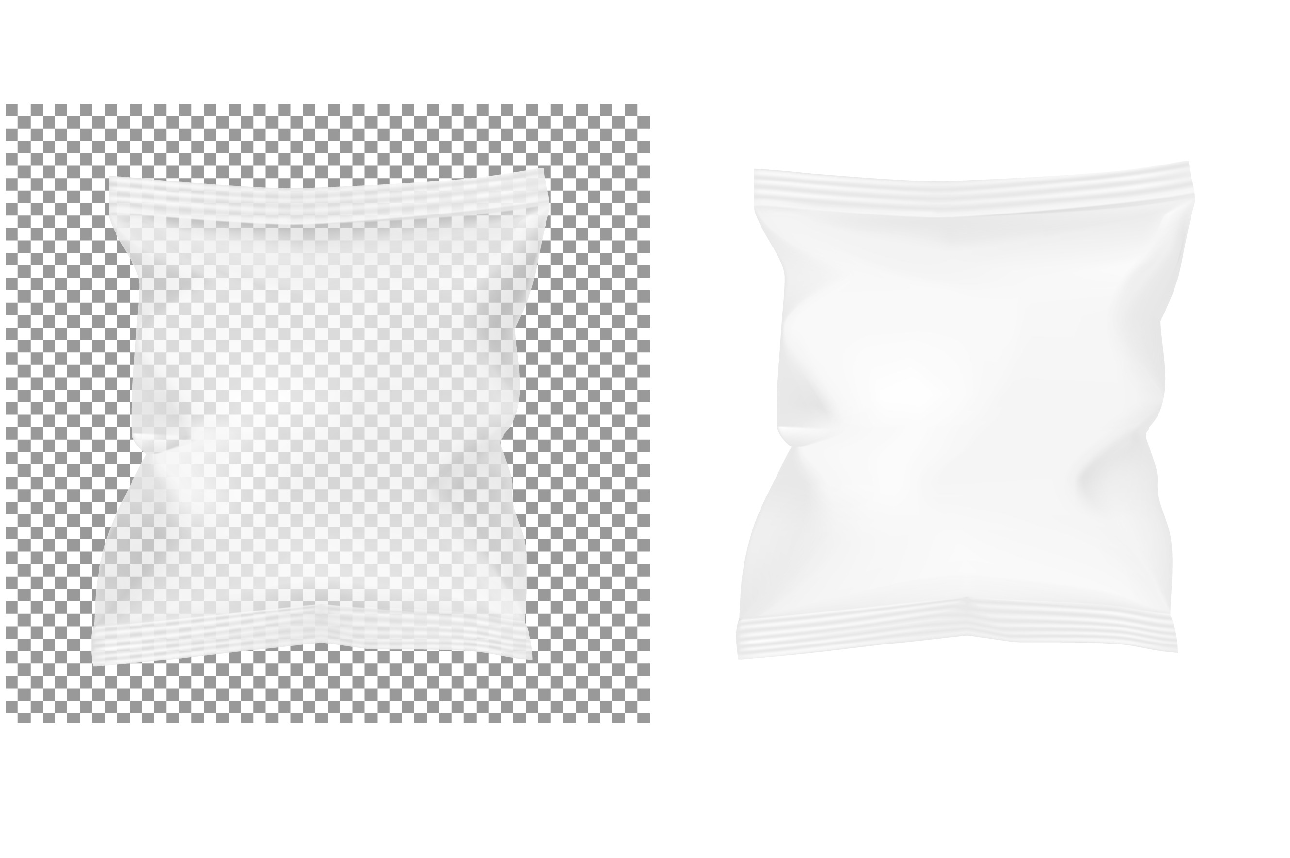Transparent packaging for chips, a Cups & Container Mockup by Kseniia ...