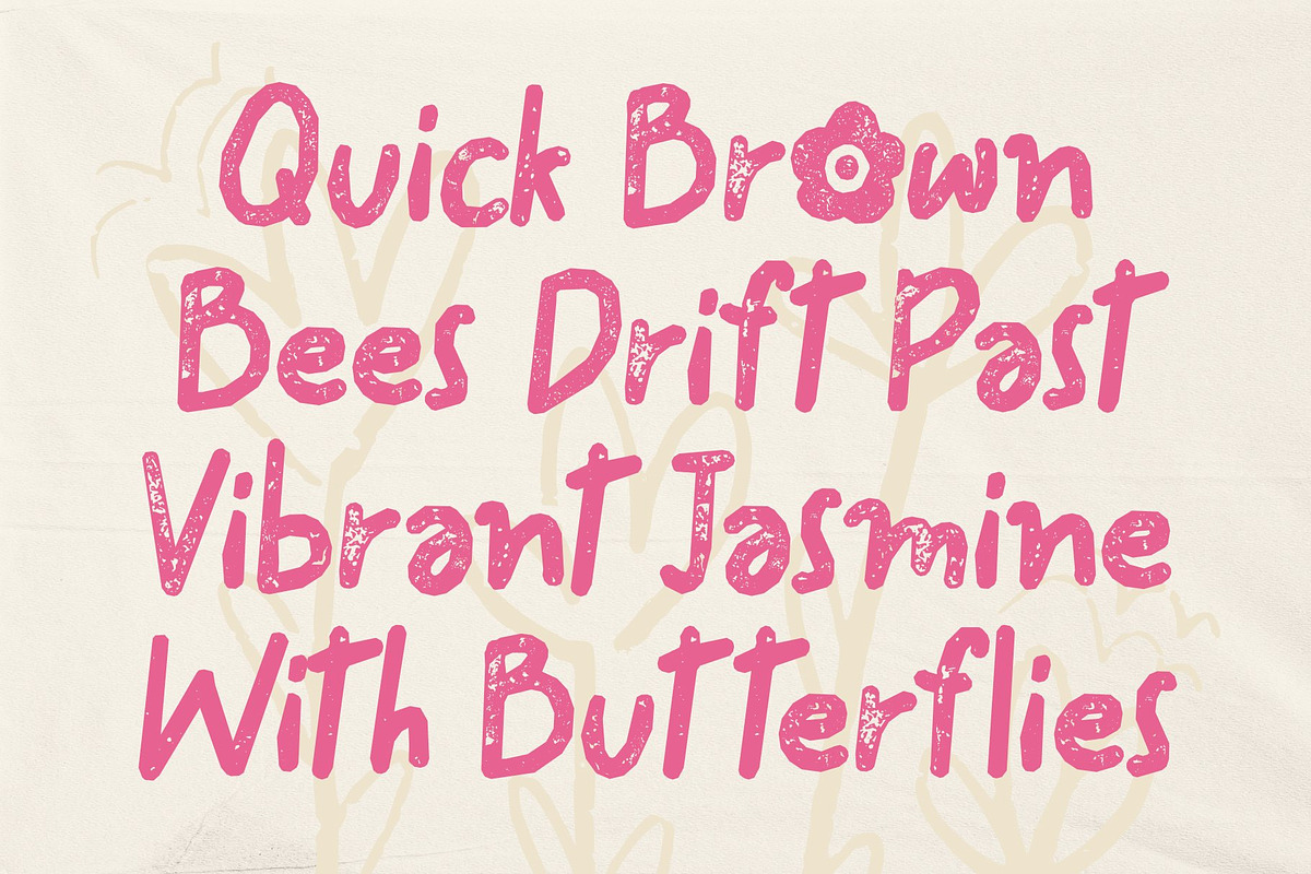 CS Roche Stamp, a Handwritten Font by Craft Supply Co. (Photo 5 of 8)