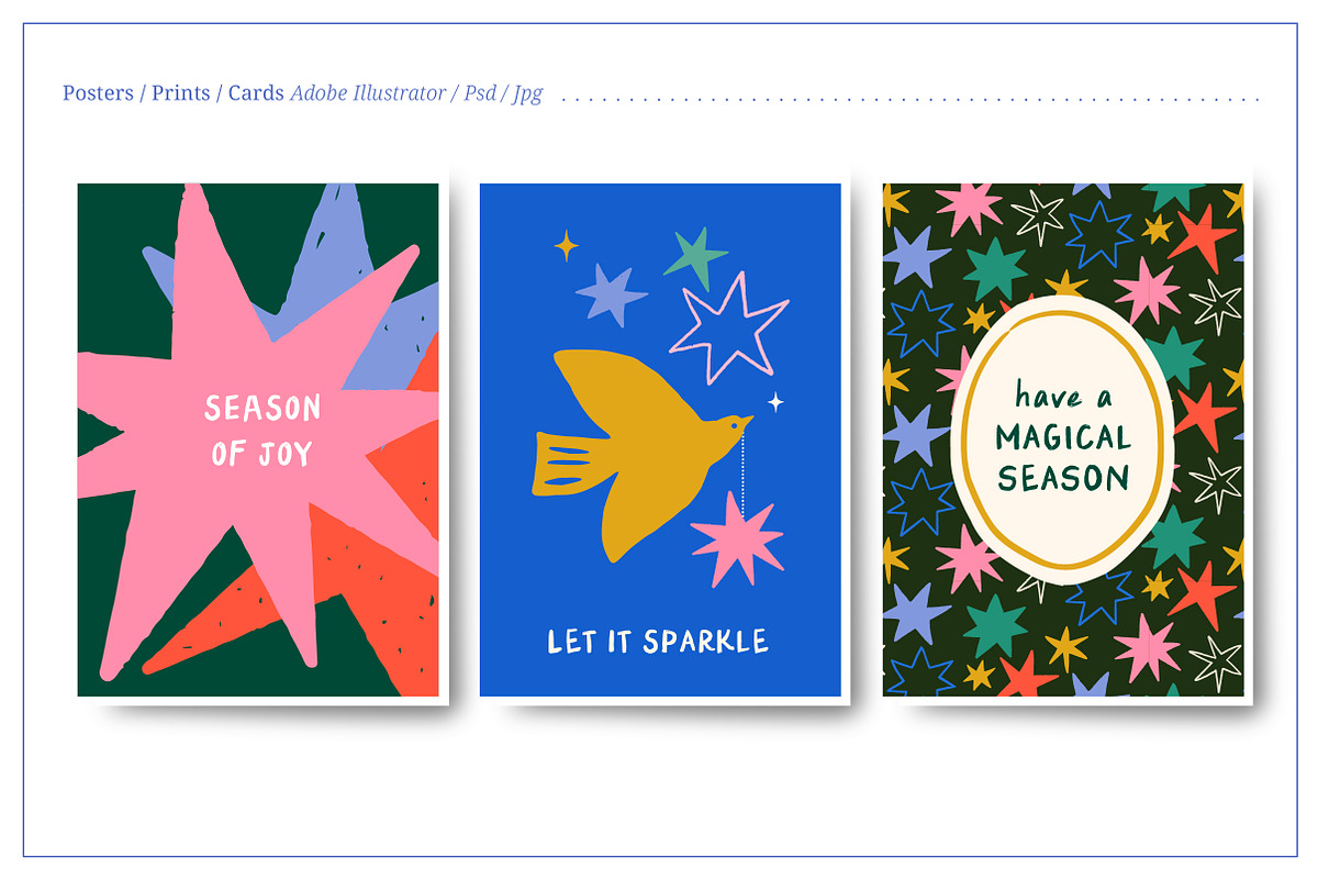 Season of Sparkle, Christmas Doodles, a Decorative Illustration by Marish (Photo 2 of 16)