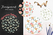 Watercolour Patterns Flowers Florals, a Pattern Graphic by Bloomella (Thumbnail 5 of 5)