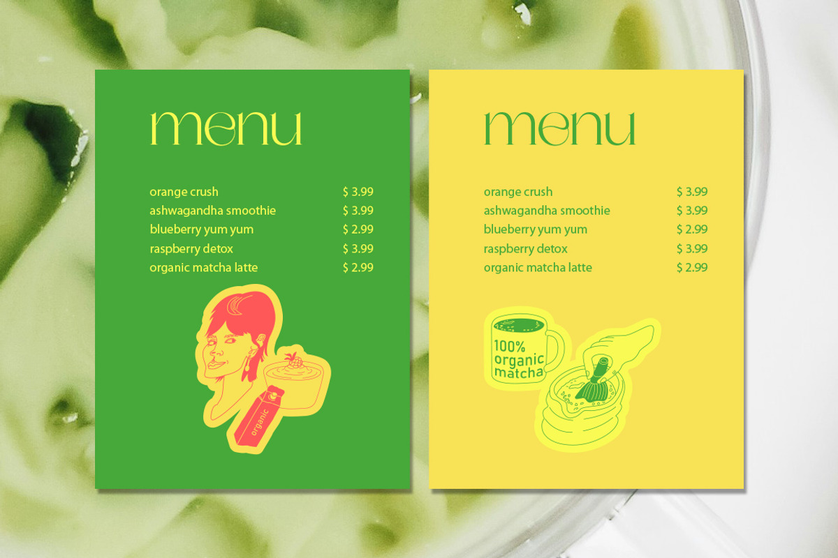 Yoga & Cafe Illustrations, a Person Illustration by Volga_Store (Photo 4 of 10)