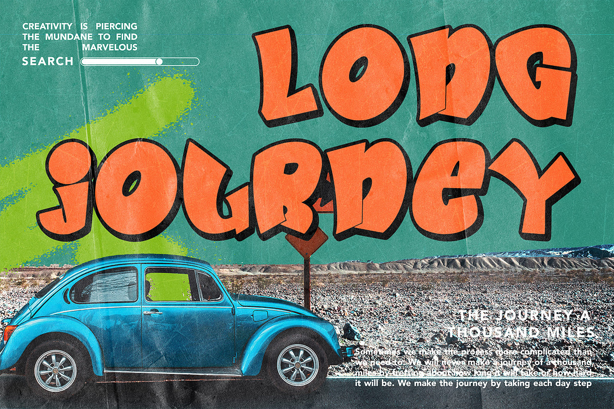 Joyful Berlin - Comic Display Font, a Font by Arendxstudio (Photo 8 of 8)