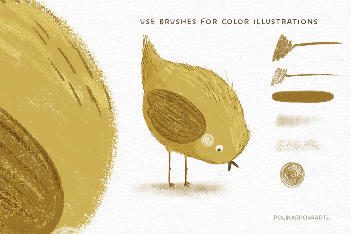 Pencils brushes & canvas Procreate, a Brush Add-On by polikarpovaart (Photo 10 of 16)