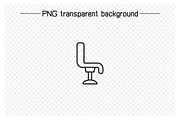 100 Chair and Sofa Icons Set, an Outline Icon by Designfour (Thumbnail 5 of 7)