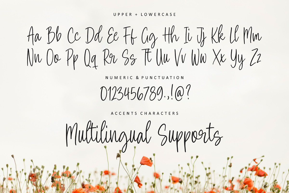 Original Custard Font, a Handwritten Font by Balpirick Studio (Photo 6 of 6)