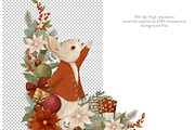 Christmas Peter Rabbit Clipart Set, an Illustration by AlenaVlasko stock Market (Thumbnail 2 of 8)
