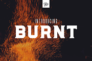 Burnt - Serif Display Font, a Serif Font by Fresh Pressed Fonts (Thumbnail 1 of 4)