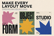 24 Tactile Cutout Vector Shapes, an Object Graphic by Designs24hr (Thumbnail 7 of 10)