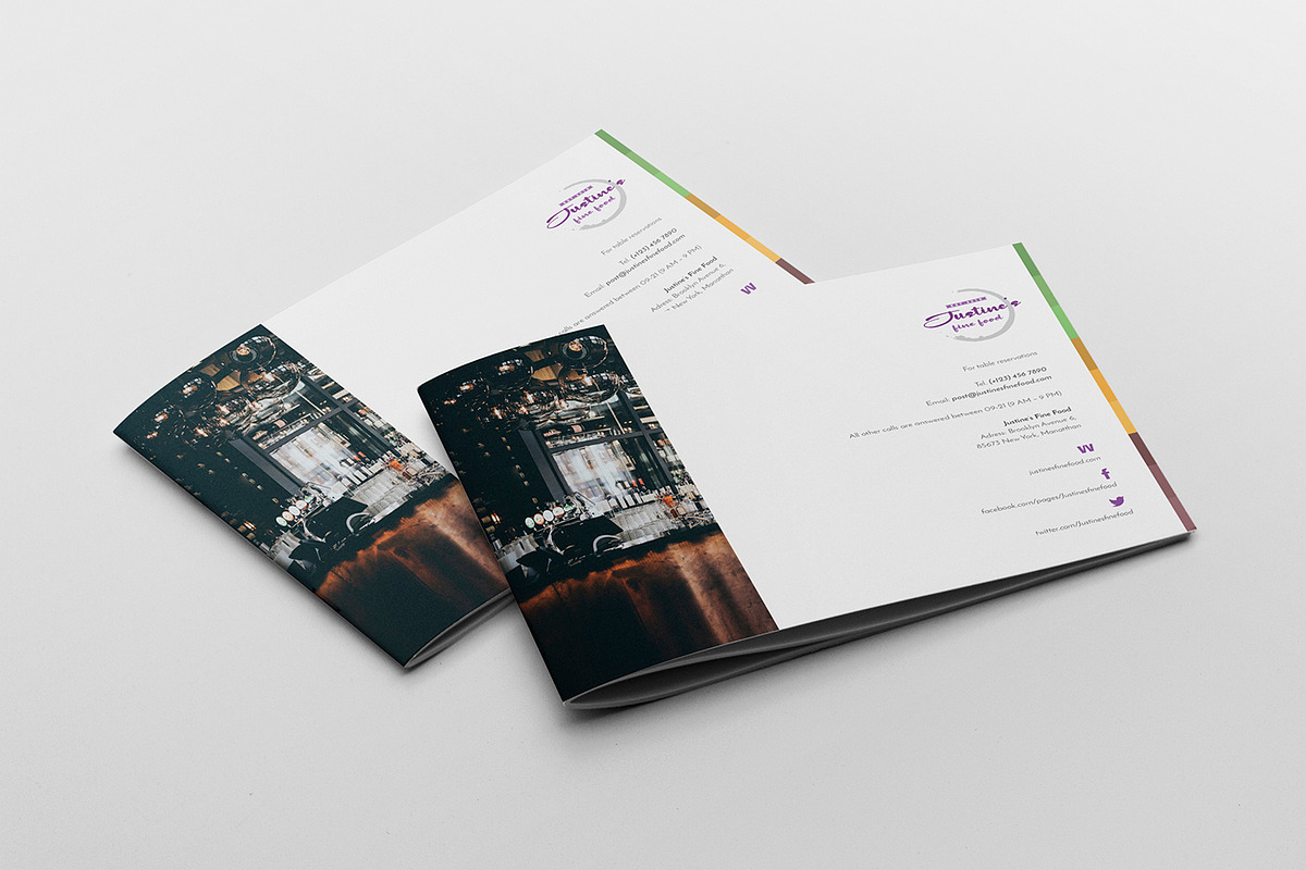 Restaurant Brochure Template, a Brochure Template by Andre28 (Photo 12 of 12)