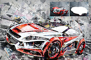 Collage Art Photoshop Action, an Action Add-On by GorynArt (Thumbnail 3 of 18)