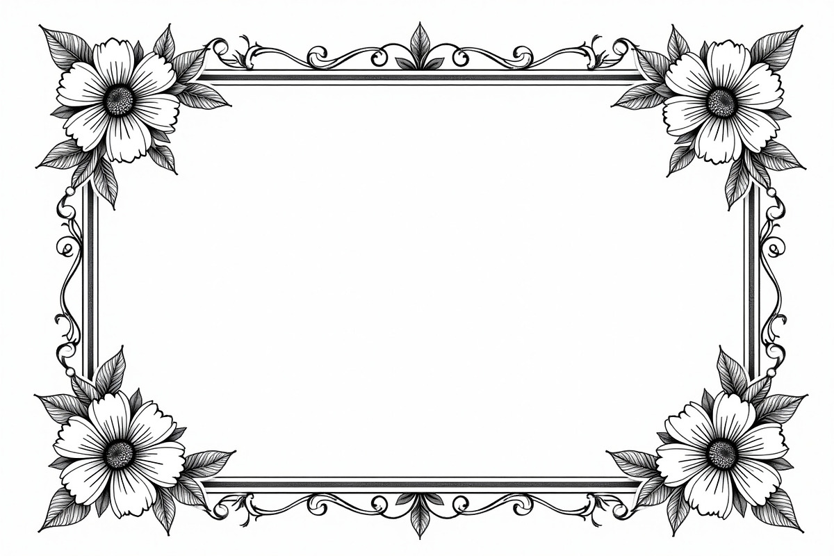 Ornate Frame Vector Set, an Illustration by BIPLOB EXPERT (Photo 6 of 9)