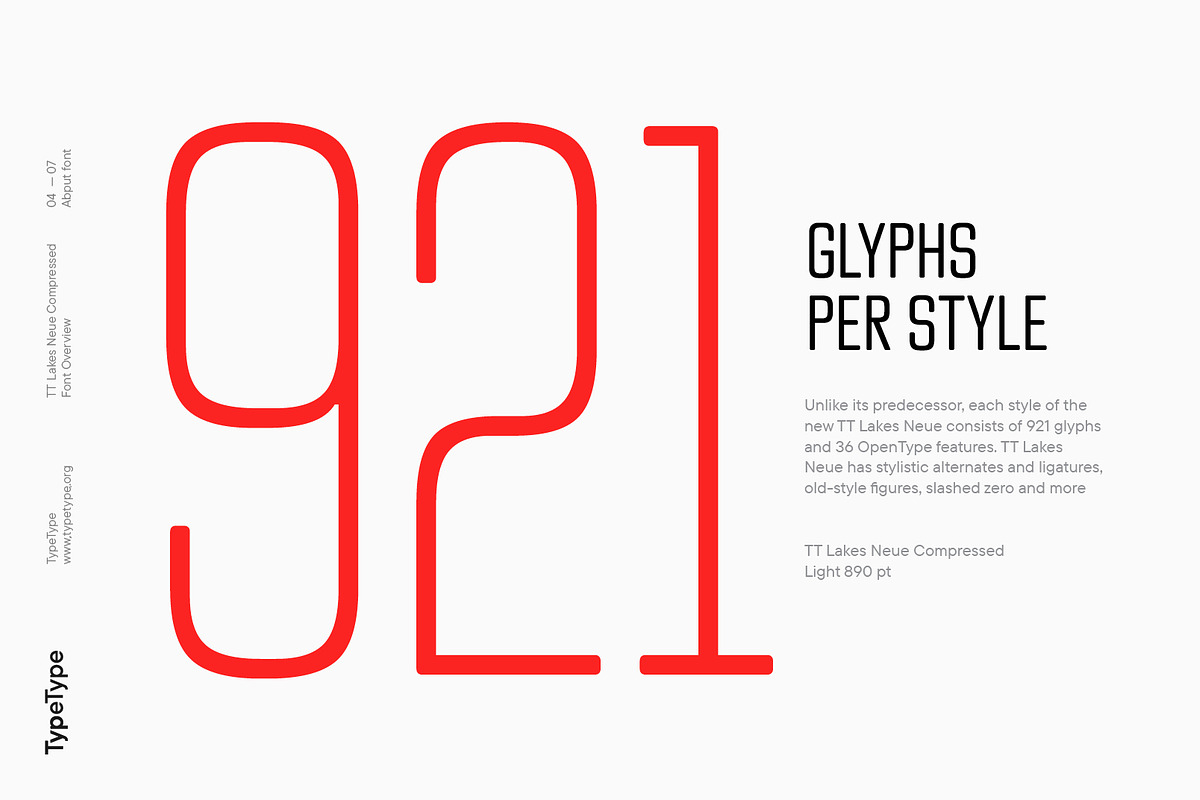 TT Lakes Neue Compressed, a Sans Serif Font by TypeType (Photo 4 of 6)