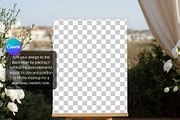 Elegant Coastal Wedding Welcome Sign, a Product Mockup by MockupWizard (Thumbnail 3 of 5)