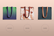 Reusable Cotton Tote Bag Mockup, a Product Mockup by Designertale (Thumbnail 2 of 9)
