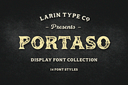 Portaso, a Serif Font by Larin Type Co. (Thumbnail 1 of 12)
