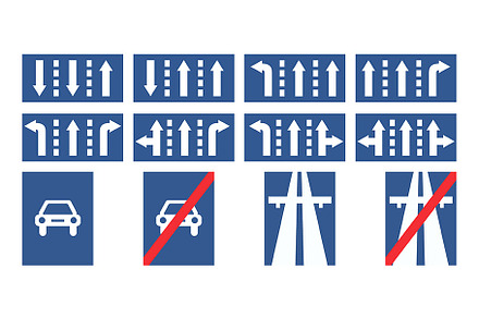 A sign with the word highway on it