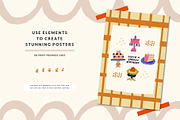 Piece of Cake Birthday Cake Clipart, a Decorative Illustration by Olia (Thumbnail 12 of 19)