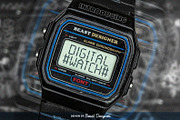 Digital Watch, a Font by Beast Designer (Thumbnail 3 of 5)