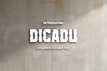 Dicadu – Elegant Serif Typeface for