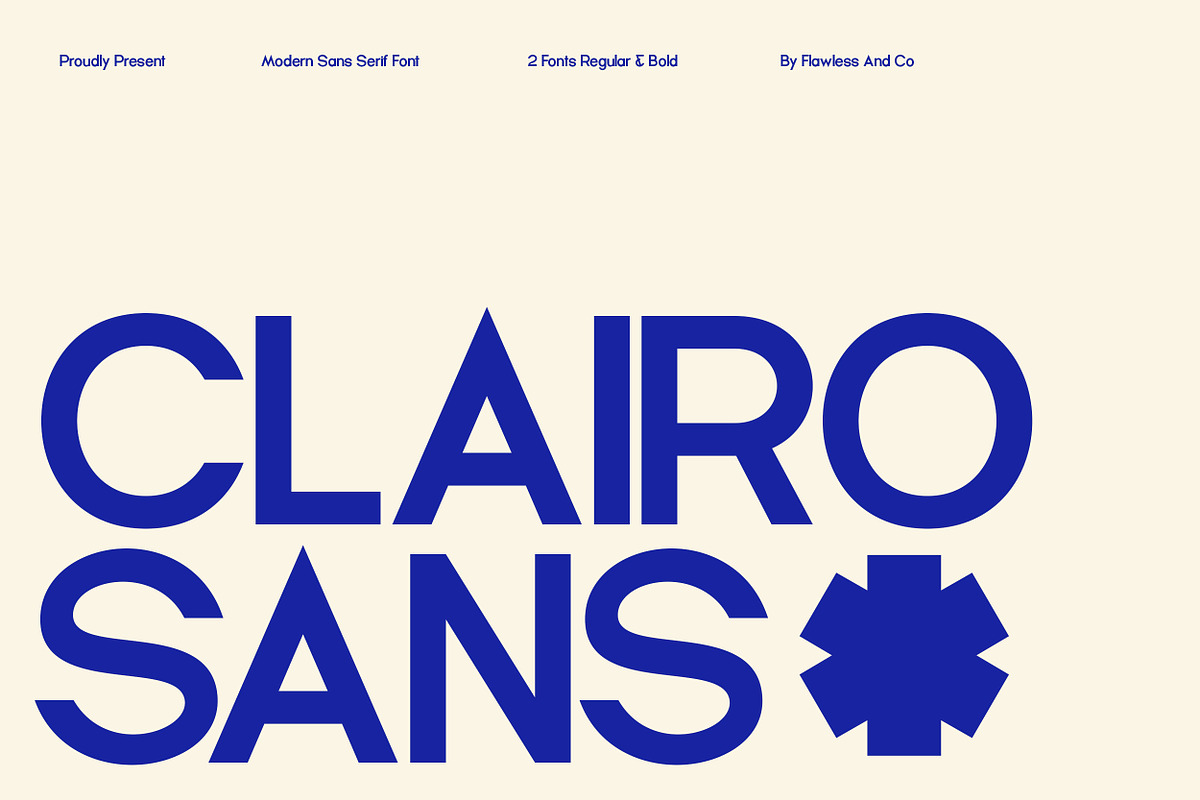 Clairo Sans, a Sans Serif Font by Flawless And Co (Photo 1 of 10)
