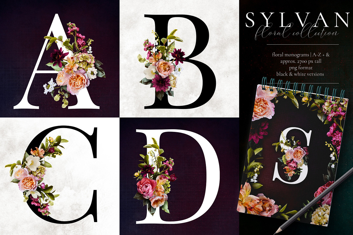Sylvan Floral Clip Art Collection, an Object Graphic by Eclectic Anthology (Photo 15 of 20)