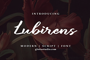 Lubirens, a Script Font by GlottaTypeface (Thumbnail 1 of 8)
