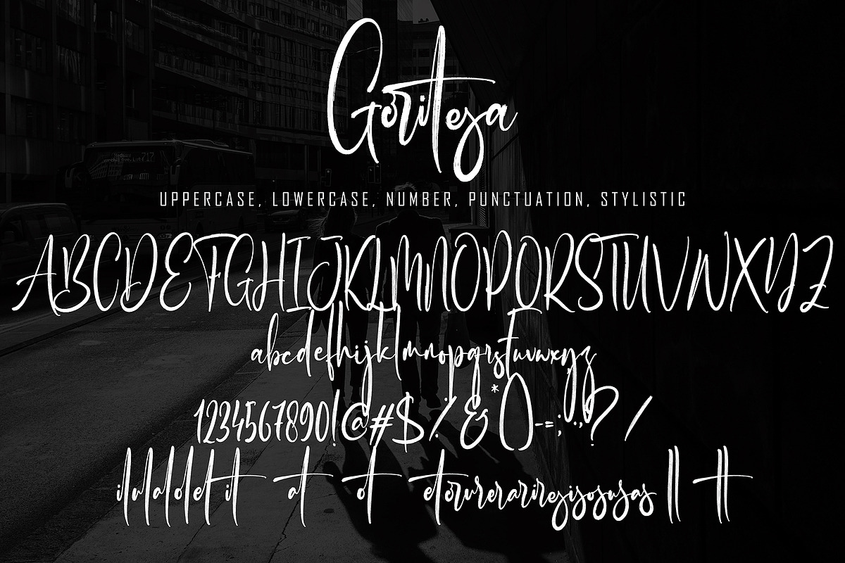 Goritesa, a Script Font by pineungtype (Photo 8 of 8)
