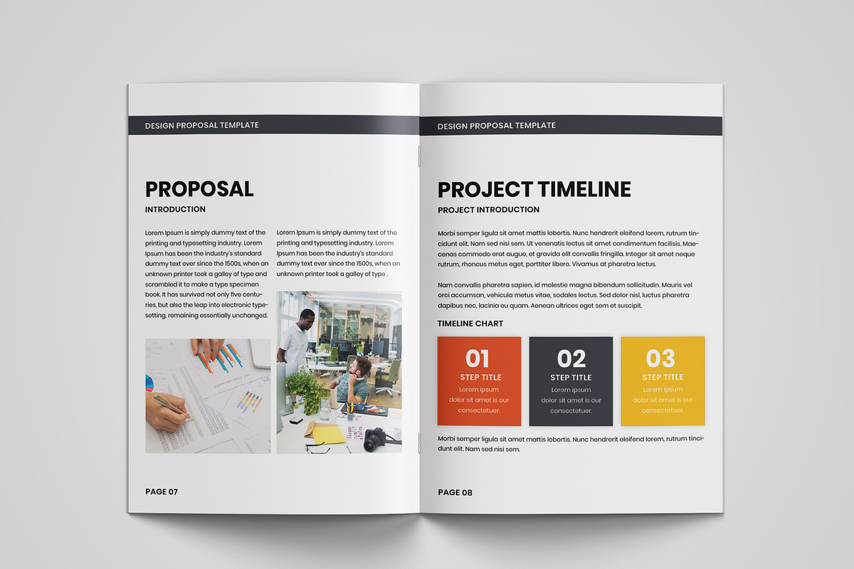 Proposal Template, a Brochure Template by RiveupDigital (Photo 7 of 8)