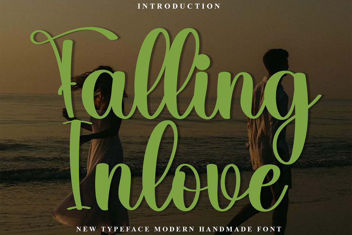 Falling Inlove, a Handwritten Font by FreshTypeINK (Photo 1 of 8)