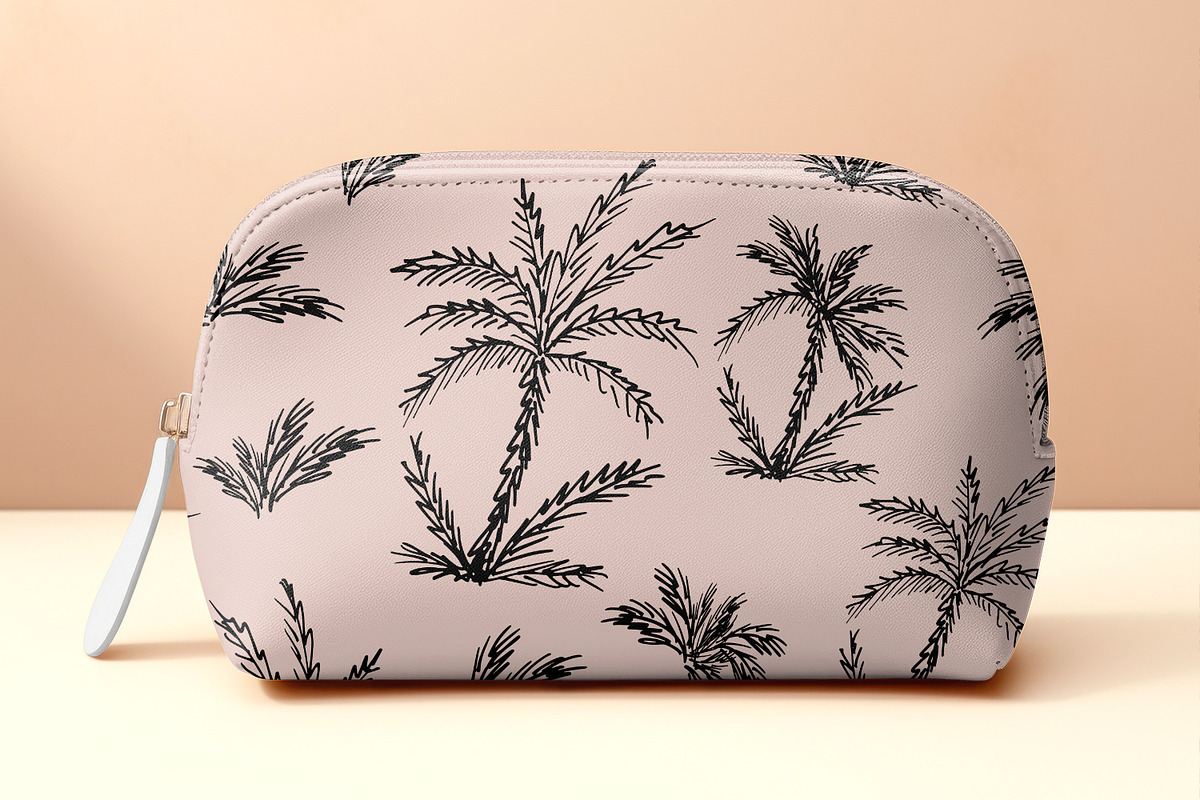 Summer Palm Sketch, a Wallpaper Graphic by MalyskaStudio (Photo 4 of 12)
