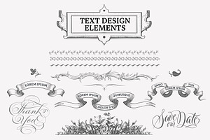 Vintage Design Elements Collection