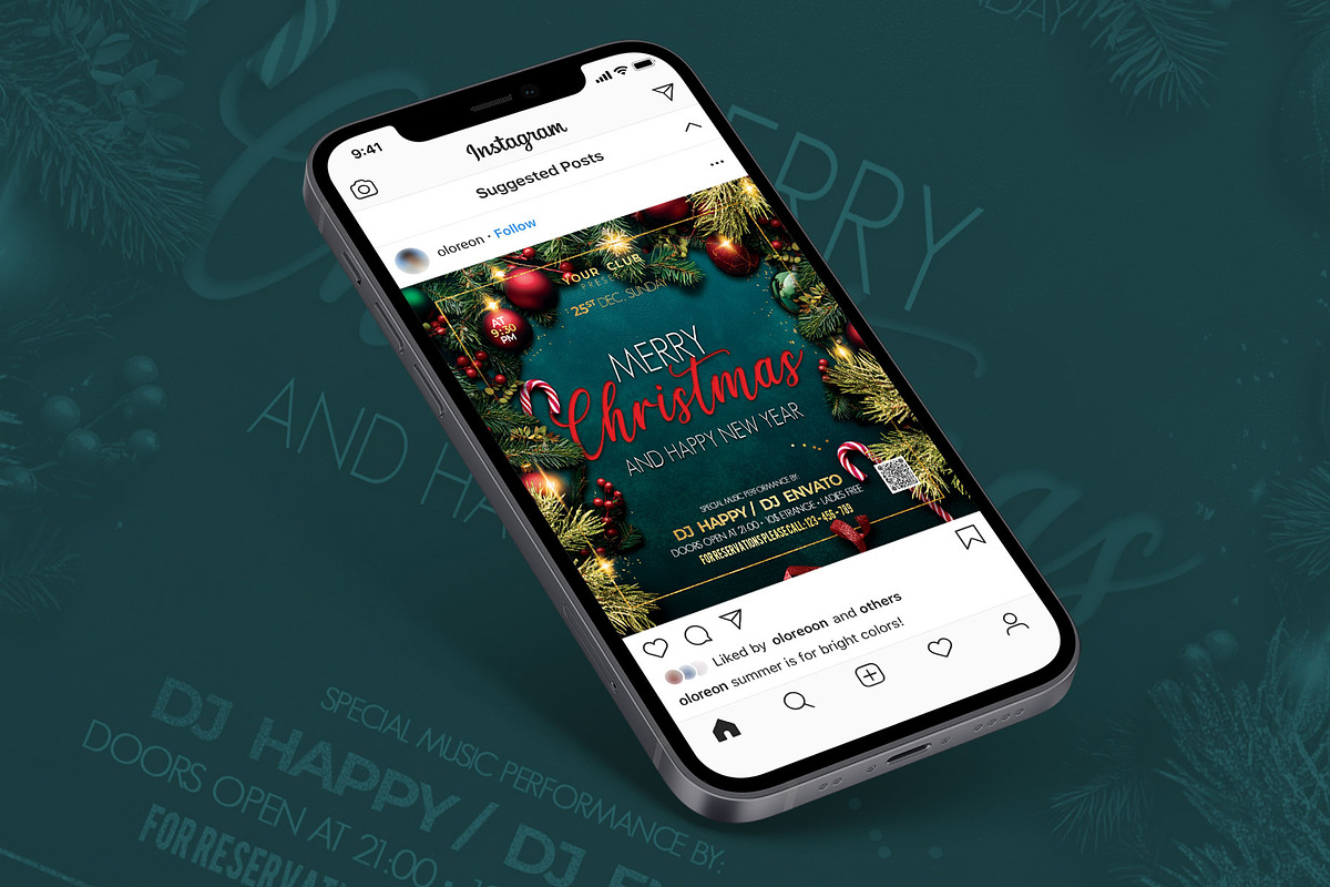 Christmas Party Flyer, a Flyer Template by Artolus (Photo 2 of 2)