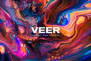 Veer: Abstract Paint Textures, a Texture Graphic by Chroma Supply (Thumbnail 1 of 15)