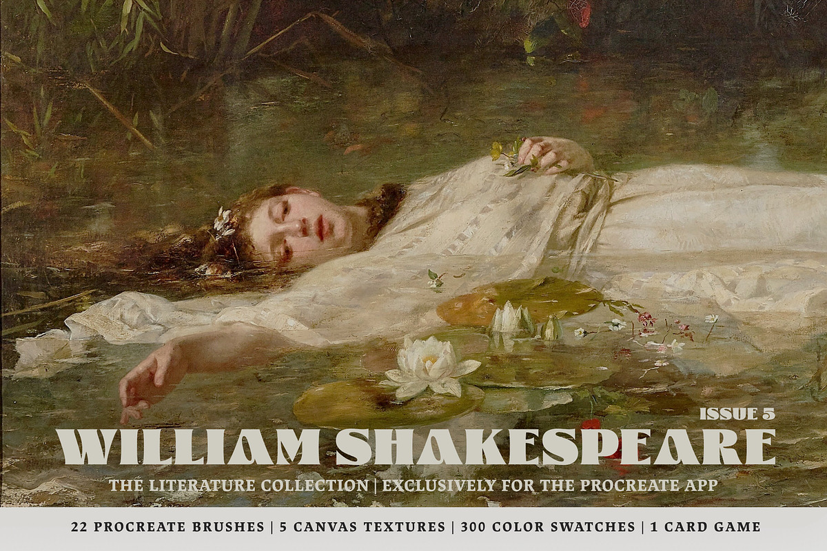 William Shakespeare Procreate Kit, a Brush Add-On by Digi Life (Photo 1 of 10)