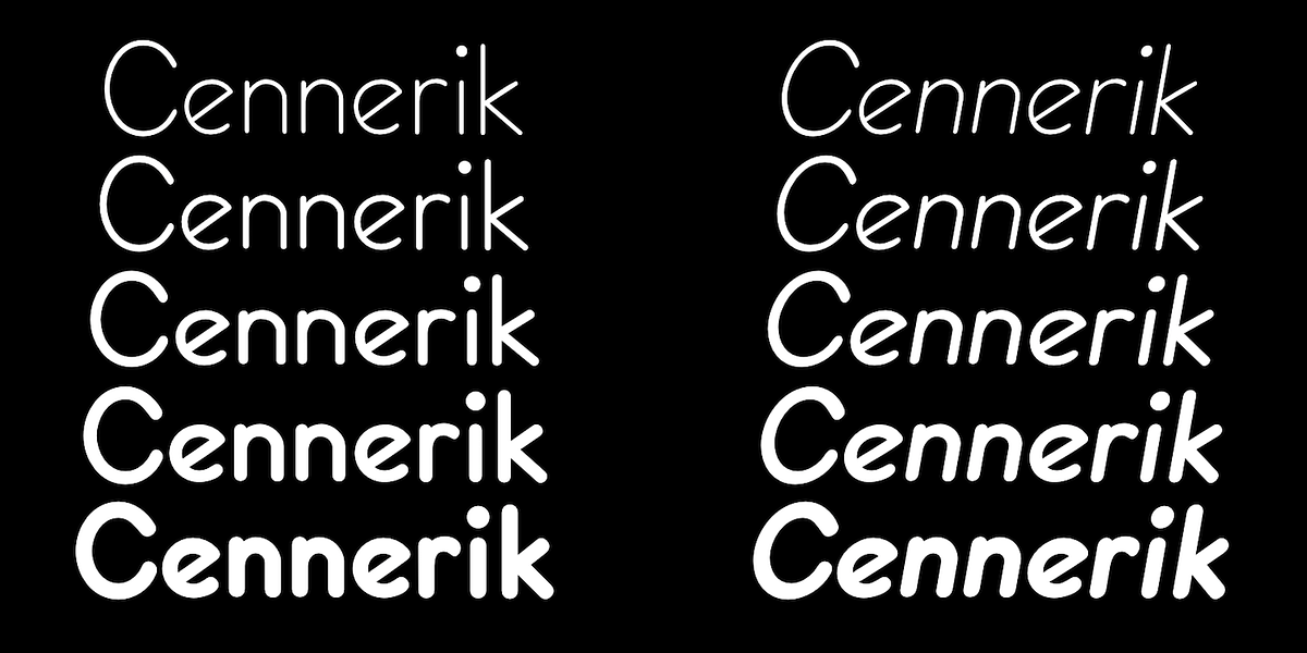 Cennerik, a Sans Serif Font by Ingrimayne Type (Photo 2 of 11)