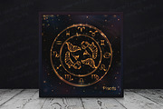 SET / GOLDEN ZODIAC SIGNS / VECTOR, an Animal Illustration by Nadin_Lebedeva (Thumbnail 17 of 17)