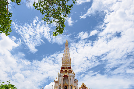 Wat chaitararam temple featuring chalong, wat, and chaitararam, an Architecture Photo by yongkiet jitwattanatam