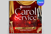 Christmas Carol Service Flyers, a Social Media Template by Design Up (Thumbnail 3 of 4)