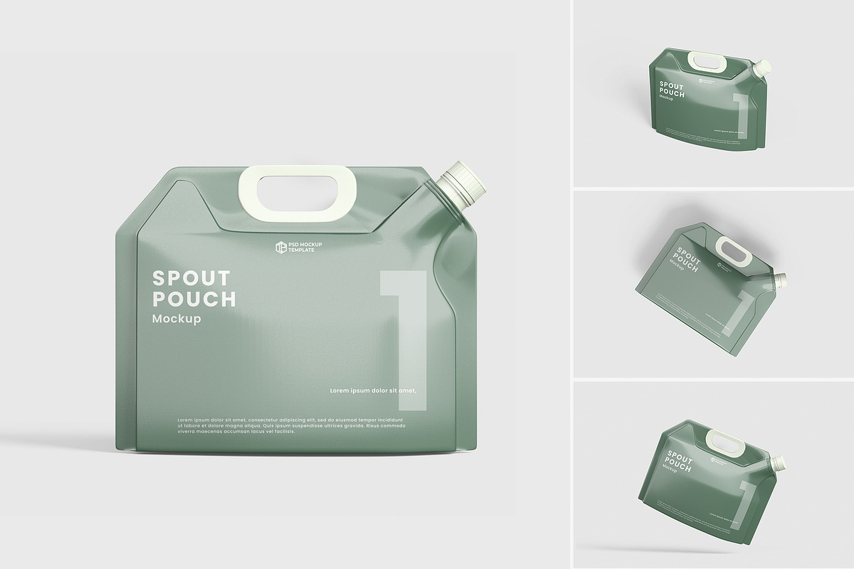 SpoutBag Mockup, a Packaging Mockup by tiyasprabawa (Photo 1 of 5)